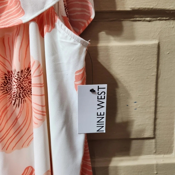 Nine West Wear 2 Ways Off/On The Shoulders Mini Dress NWT - Picture 2 of 5